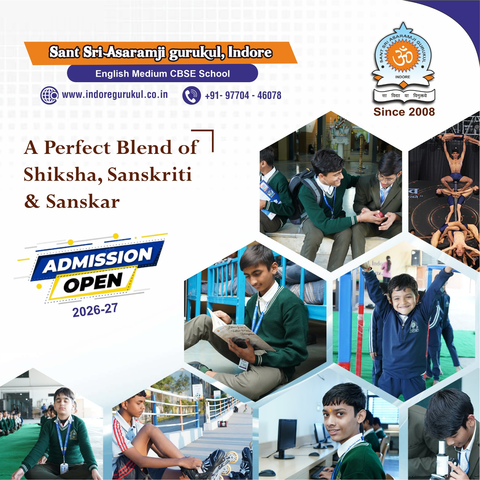 Popup - Sant Sri Asaramji Gurukul Indore official Website